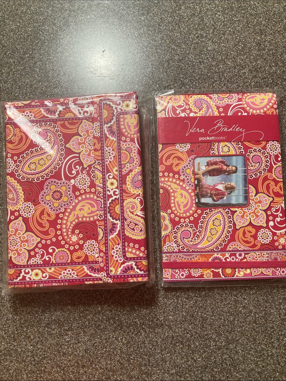 Set of 2 Vera Bradley Pocket Books - folio and photo book